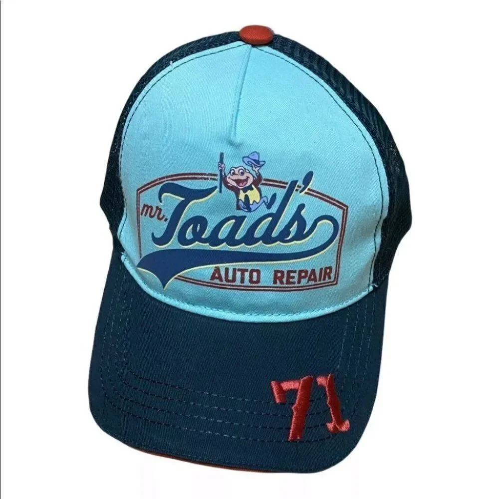 Disney World Parks 1971 Mr. Toad Auto Repair‎ Adult Baseball Hat Cap Trucker
